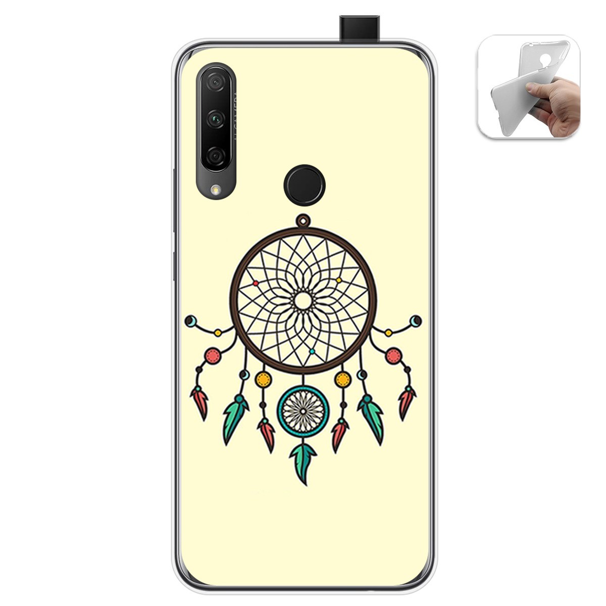 Funda Gel Tpu para Huawei Honor 9X diseño Atrapasueños Dibujos
