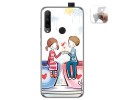 Funda Gel Tpu para Huawei Honor 9X diseño Café Dibujos