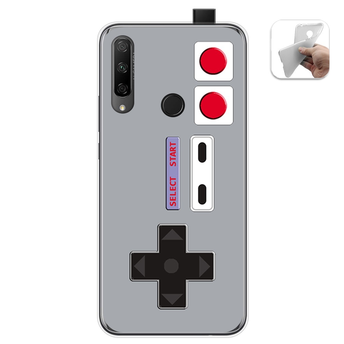 Funda Gel Tpu para Huawei Honor 9X diseño Consola Dibujos