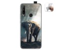 Funda Gel Tpu para Huawei Honor 9X diseño Elefante Dibujos