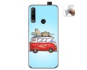 Funda Gel Tpu para Huawei Honor 9X diseño Furgoneta Dibujos