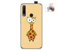 Funda Gel Tpu para Huawei Honor 9X diseño Jirafa Dibujos