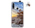 Funda Gel Tpu para Huawei Honor 9X diseño Sunset Dibujos
