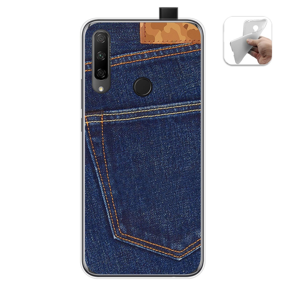 Funda Gel Tpu para Huawei Honor 9X diseño Vaquero Dibujos