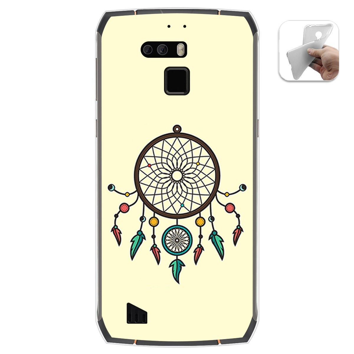 Funda Gel Tpu para Cubot King Kong 3 diseño Atrapasueños Dibujos