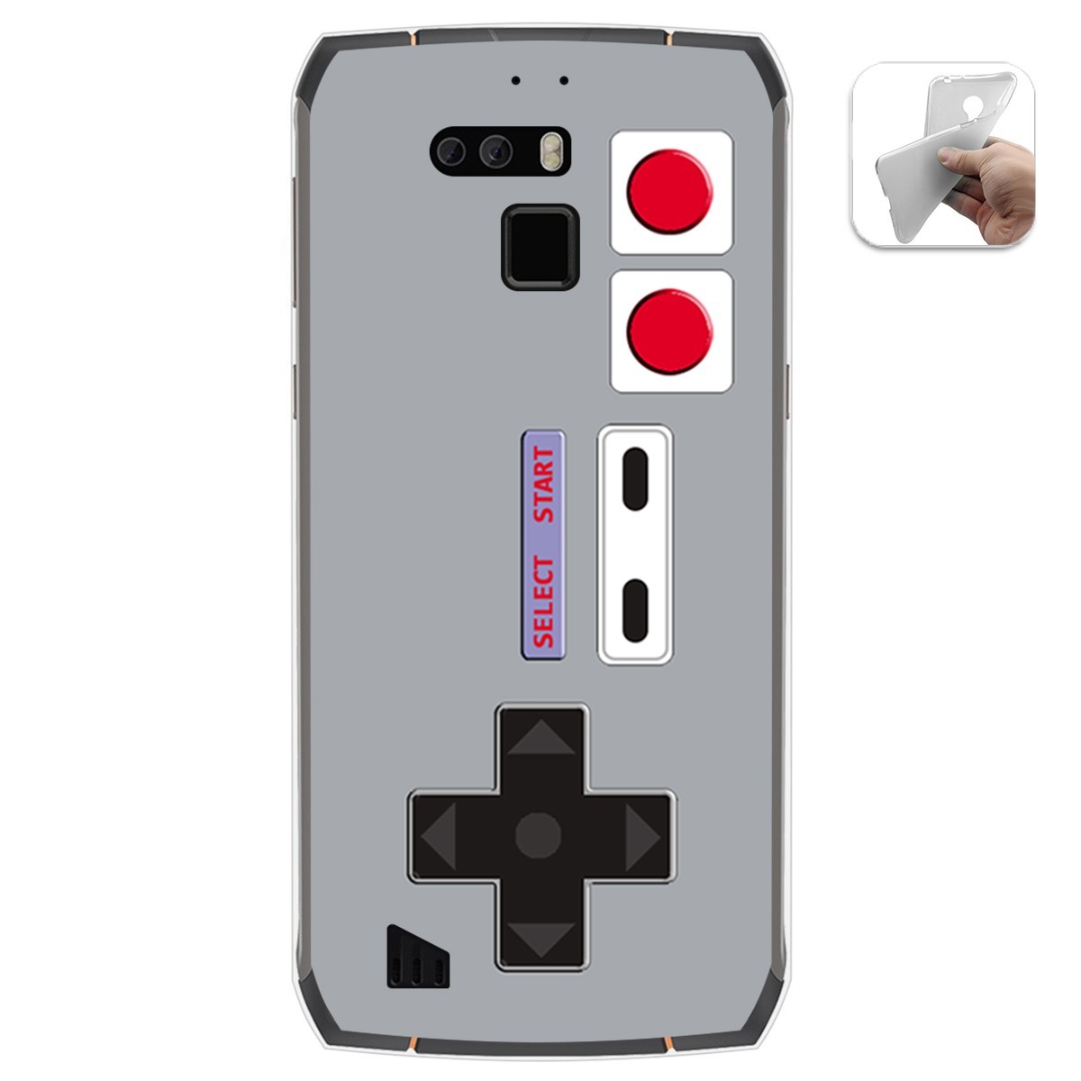 Funda Gel Tpu para Cubot King Kong 3 diseño Consola Dibujos