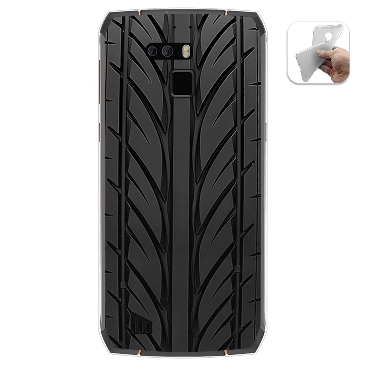 Funda Gel Tpu para Cubot King Kong 3 diseño Neumatico Dibujos