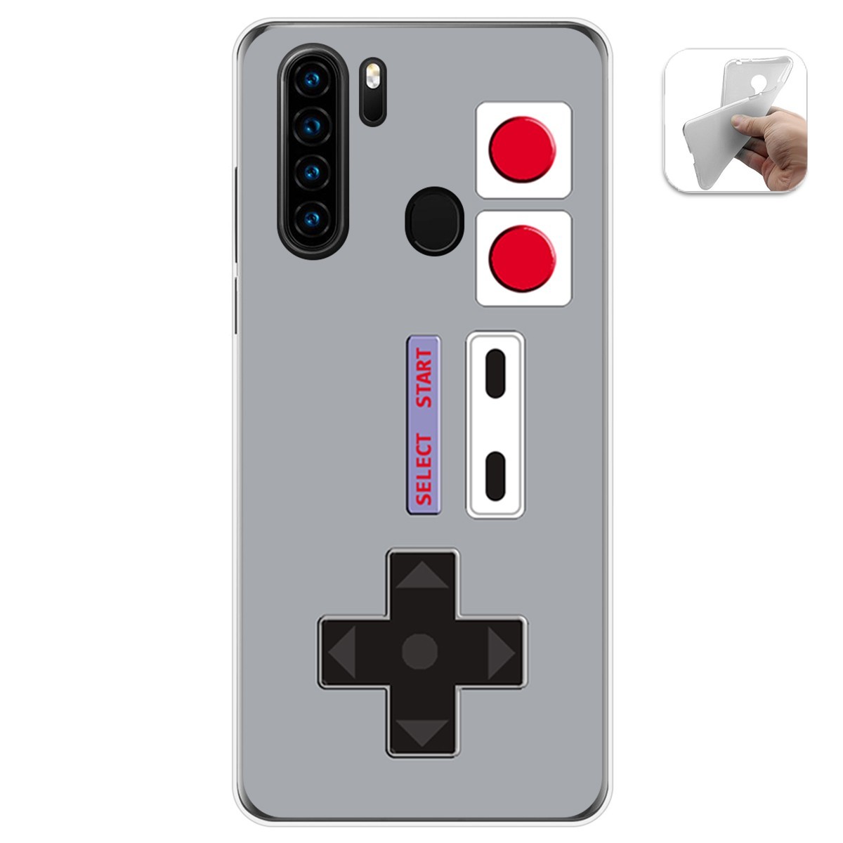 Funda Gel Tpu para Blackview A80 Pro diseño Consola Dibujos