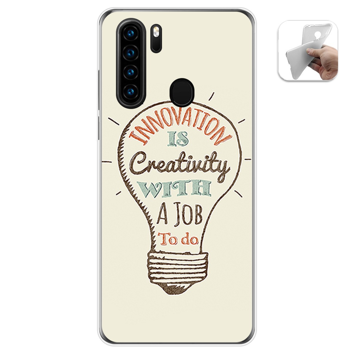 Funda Gel Tpu para Blackview A80 Pro diseño Creativity Dibujos