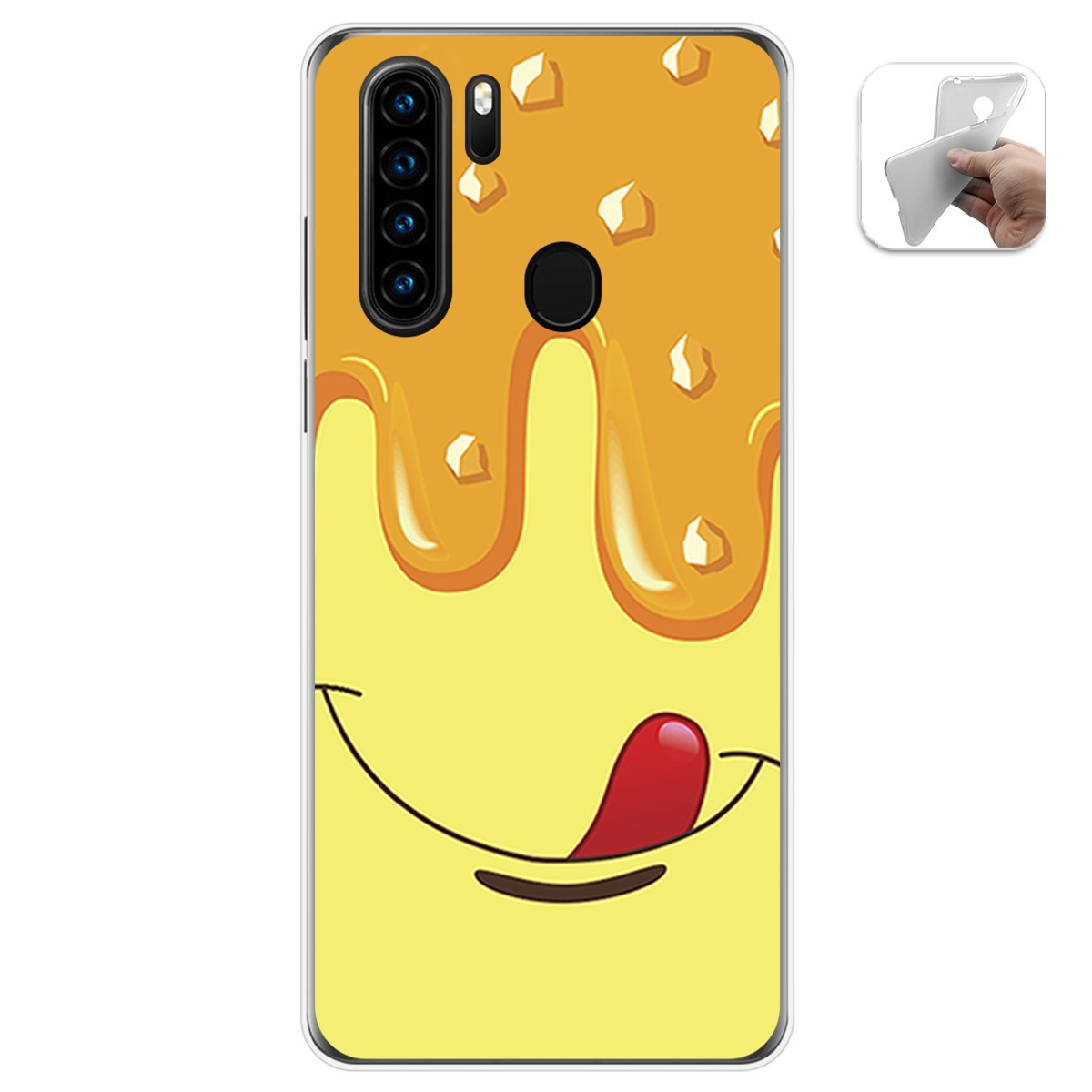 Funda Gel Tpu para Blackview A80 Pro diseño Helado Vainilla Dibujos