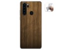 Funda Gel Tpu para Blackview A80 Pro diseño Madera Dibujos