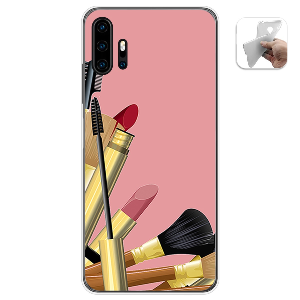 Funda Gel Tpu para Umidigi F2 diseño Brochas Dibujos