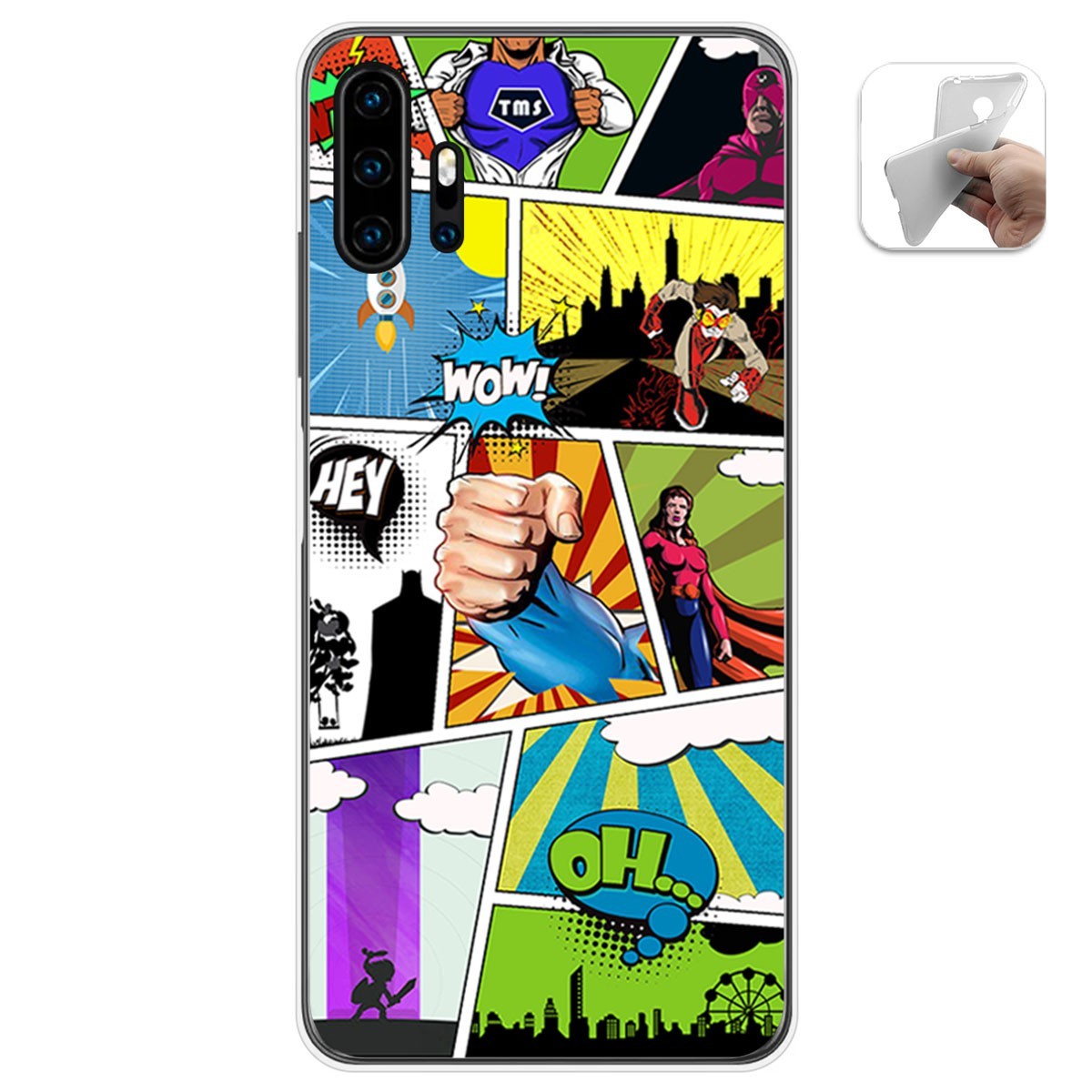 Funda Gel Tpu para Umidigi F2 diseño Comic Dibujos