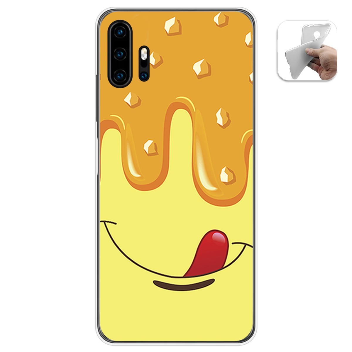 Funda Gel Tpu para Umidigi F2 diseño Helado Vainilla Dibujos