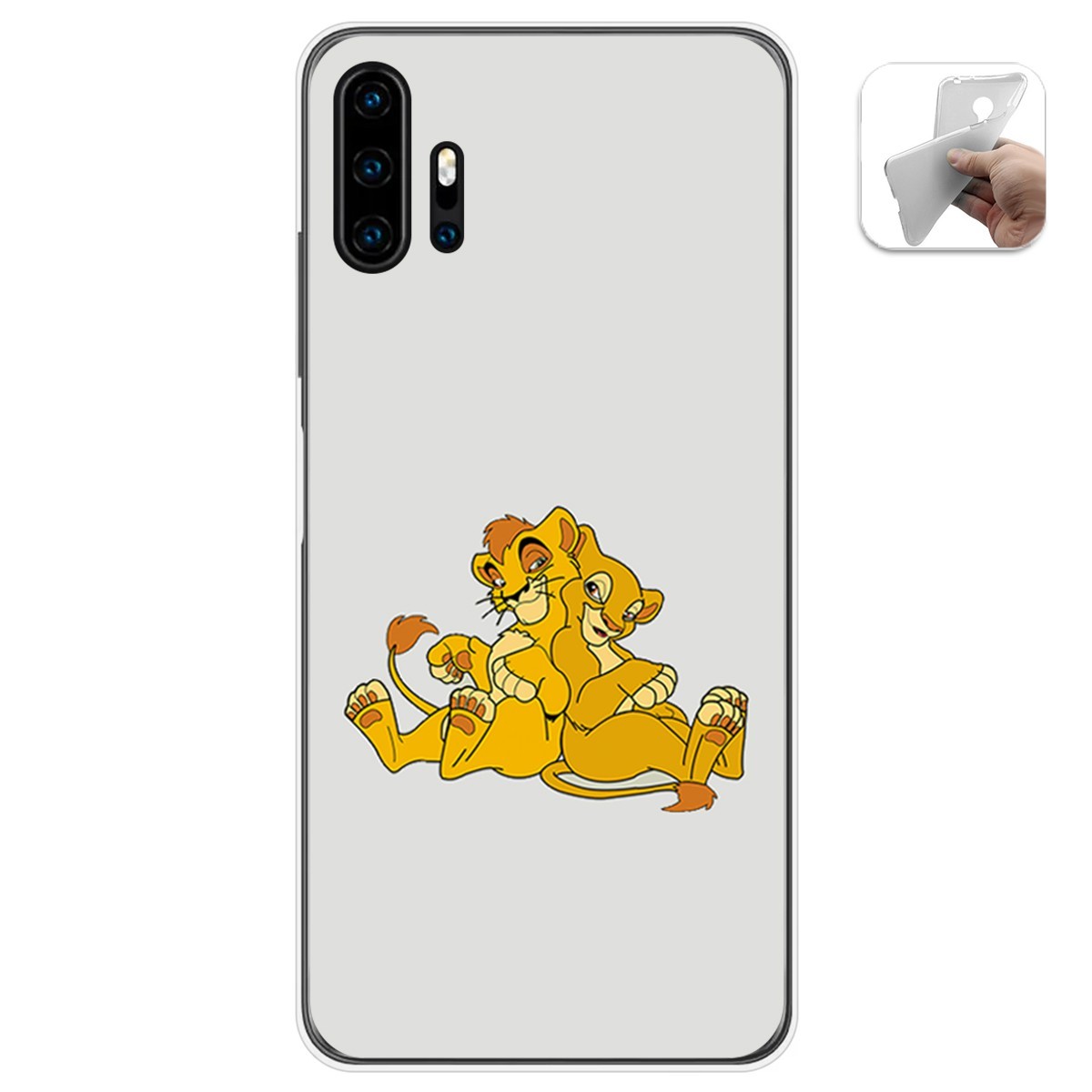 Funda Gel Tpu para Umidigi F2 diseño Leones Dibujos