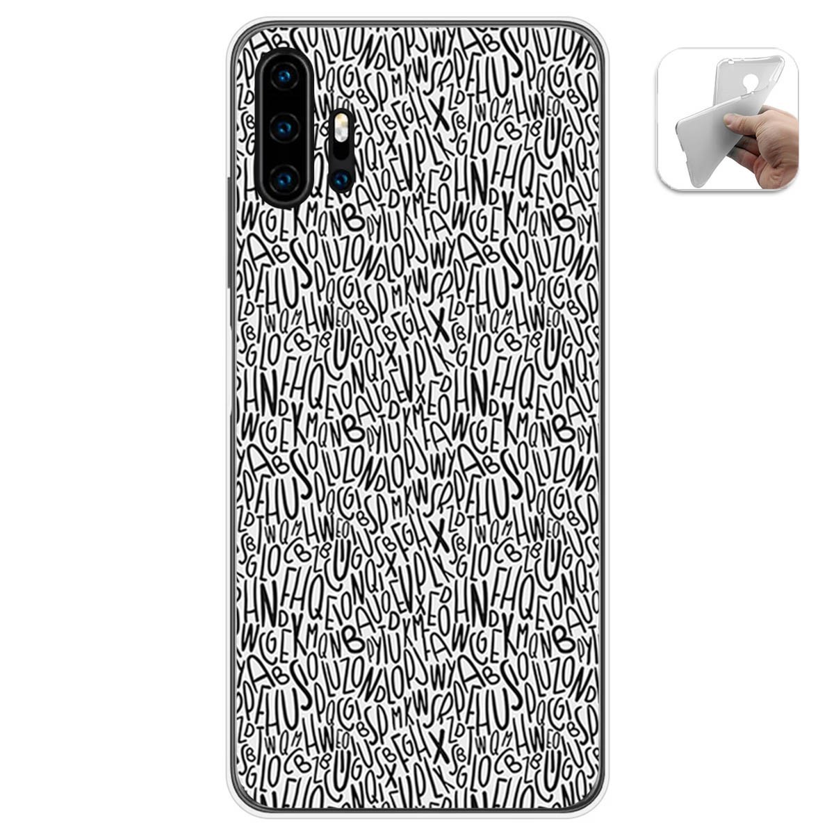 Funda Gel Tpu para Umidigi F2 diseño Letras Dibujos