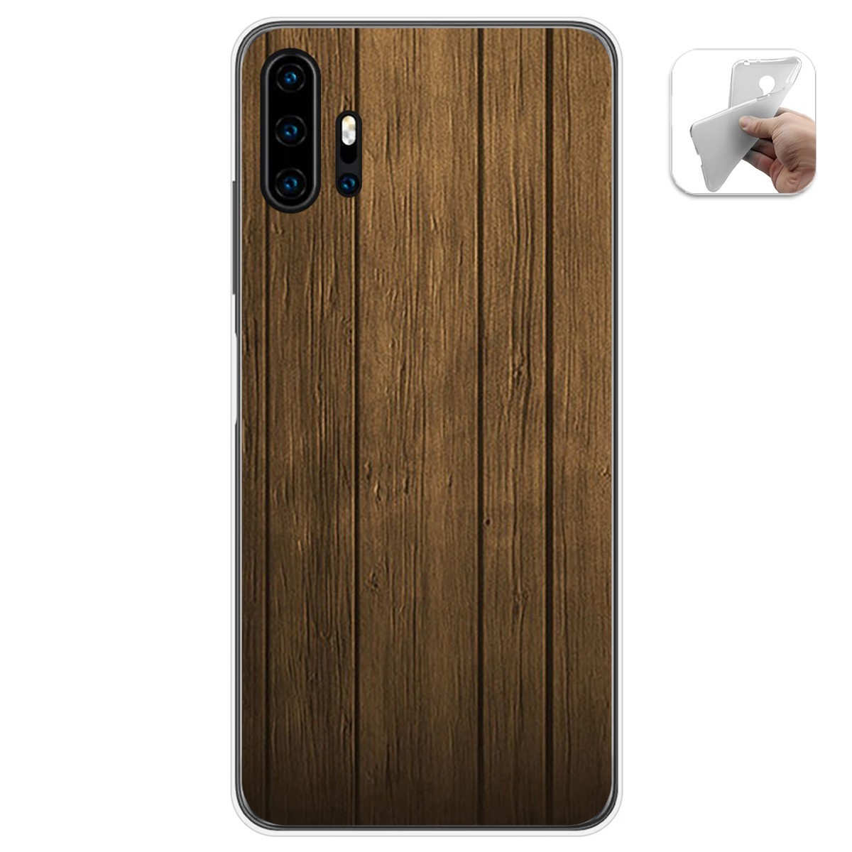 Funda Gel Tpu para Umidigi F2 diseño Madera Dibujos