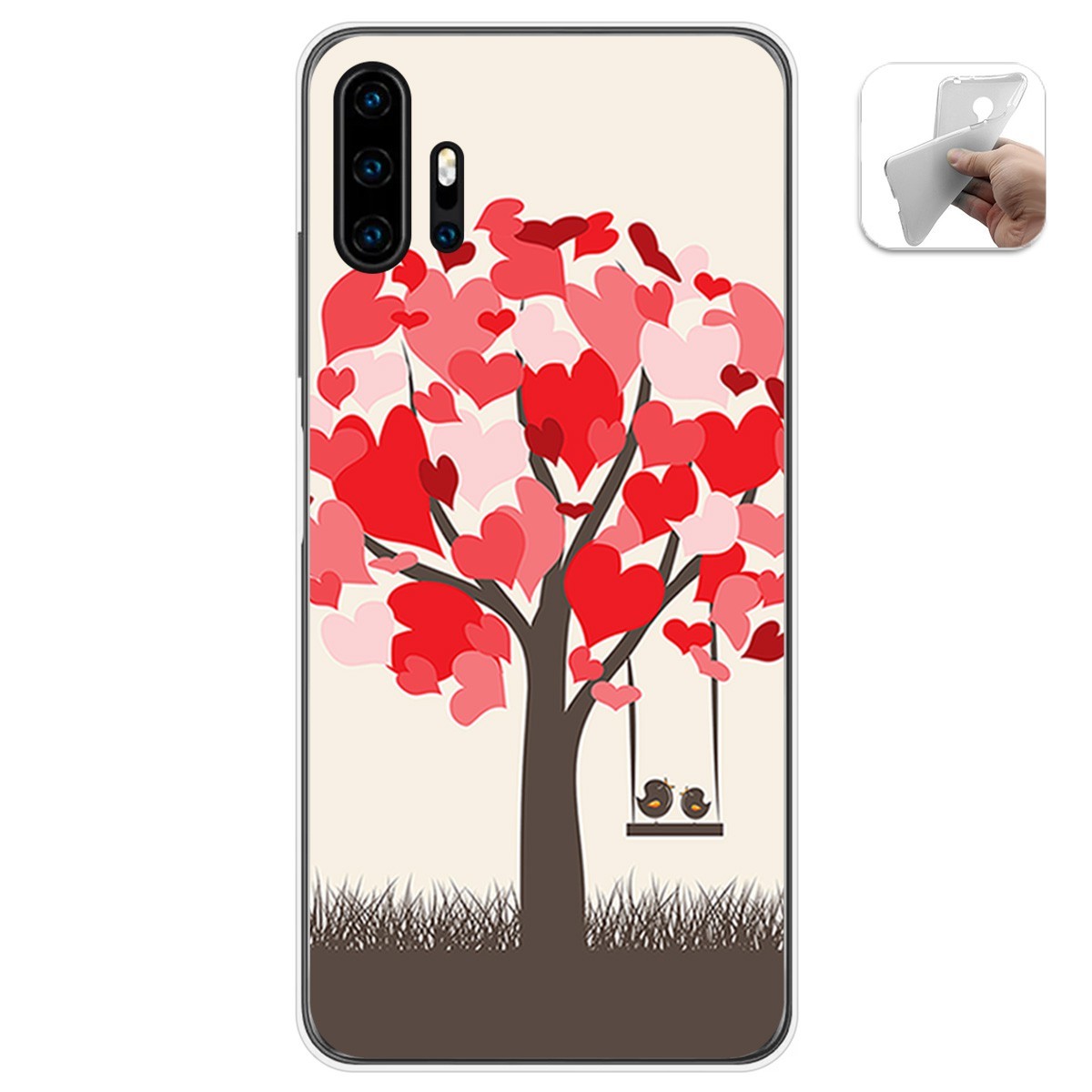 Funda Gel Tpu para Umidigi F2 diseño Pajaritos Dibujos
