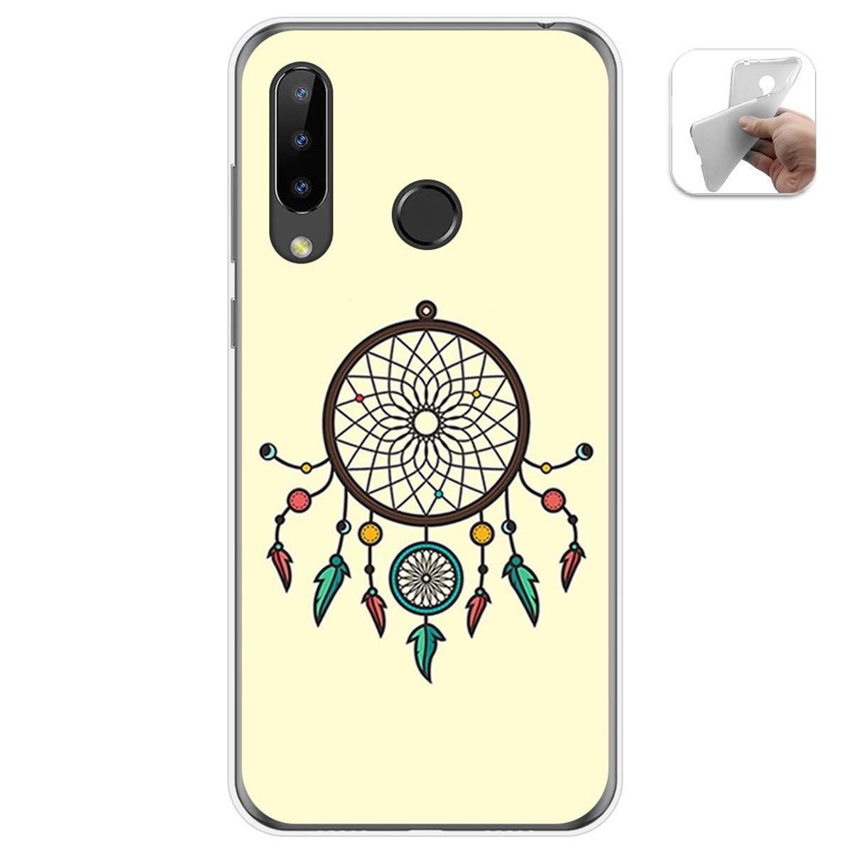 Funda Gel Tpu para Doogee N20 diseño Atrapasueños Dibujos