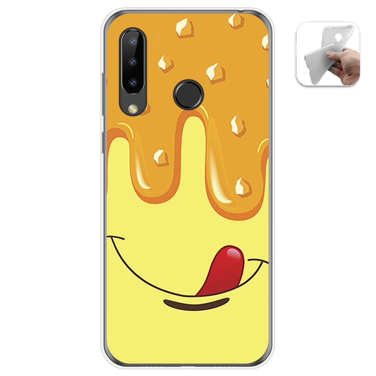 Funda Gel Tpu para Doogee N20 diseño Helado Vainilla Dibujos