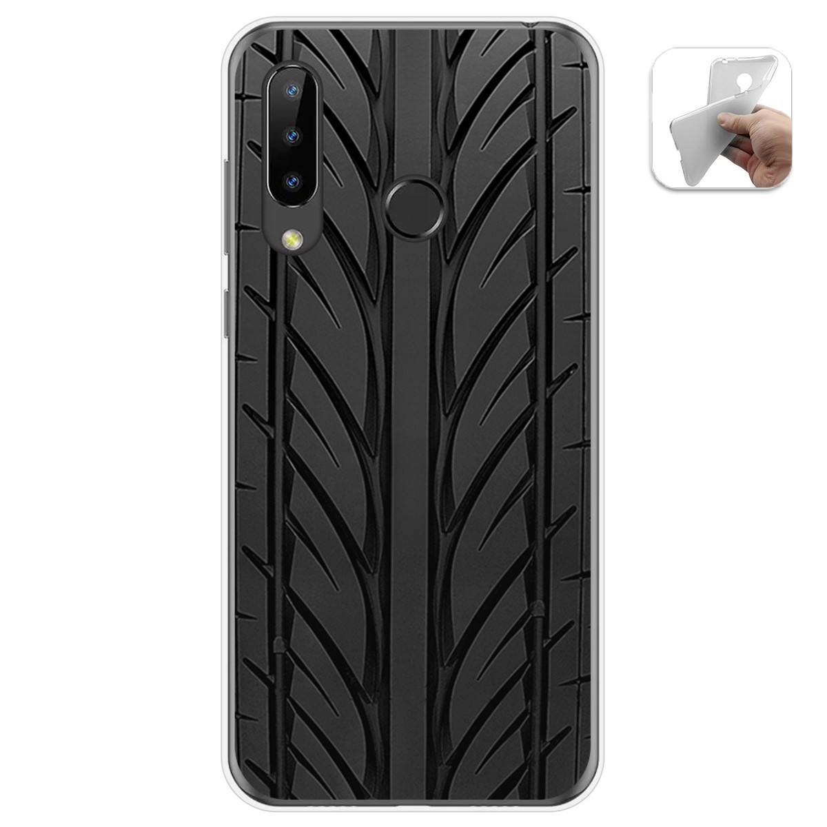 Funda Gel Tpu para Doogee N20 diseño Neumatico Dibujos