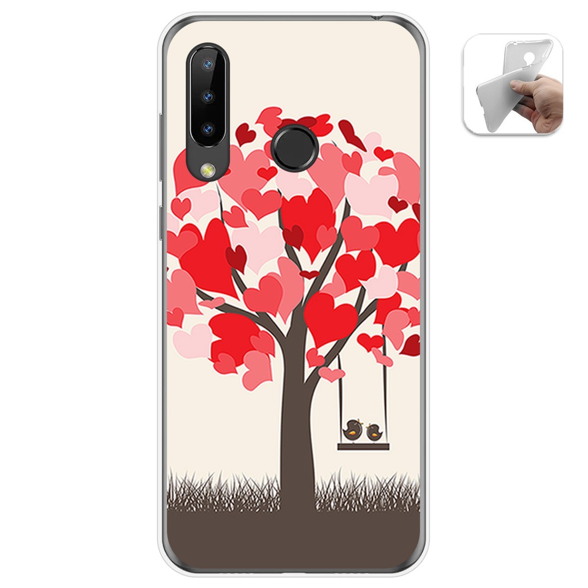 Funda Gel Tpu para Doogee N20 diseño Pajaritos Dibujos