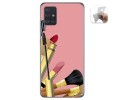 Funda Gel Tpu para Samsung Galaxy A51 diseño Brochas Dibujos