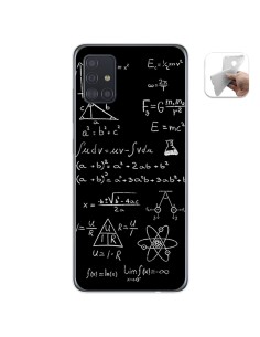 Funda Gel Tpu para Samsung Galaxy A51 diseño Formulas Dibujos