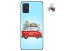 Funda Gel Tpu para Samsung Galaxy A51 diseño Furgoneta Dibujos