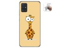 Funda Gel Tpu para Samsung Galaxy A51 diseño Jirafa Dibujos