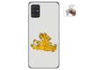Funda Gel Tpu para Samsung Galaxy A51 diseño Leones Dibujos