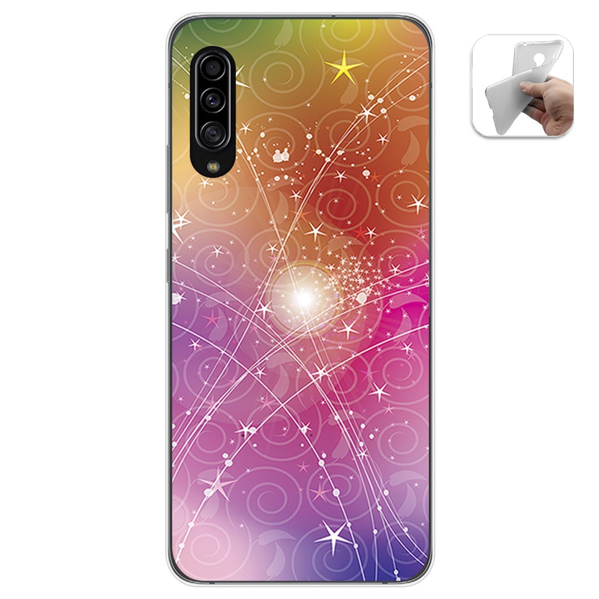 Funda Gel Tpu para Samsung Galaxy A90 5G diseño Abstracto Dibujos