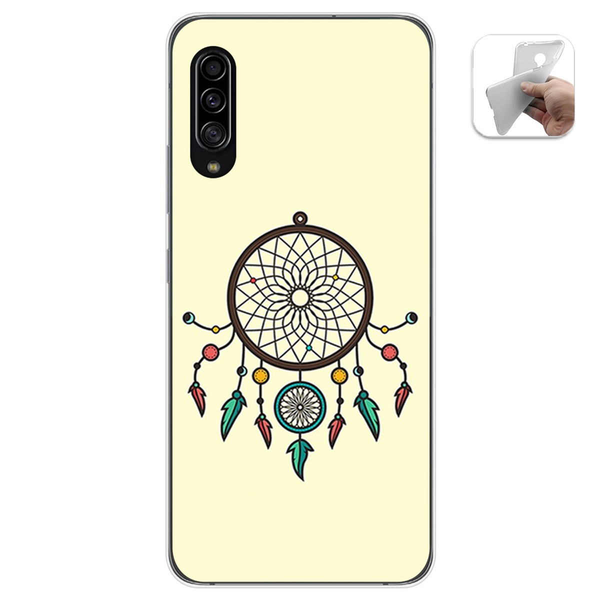 Funda Gel Tpu para Samsung Galaxy A90 5G diseño Atrapasueños Dibujos
