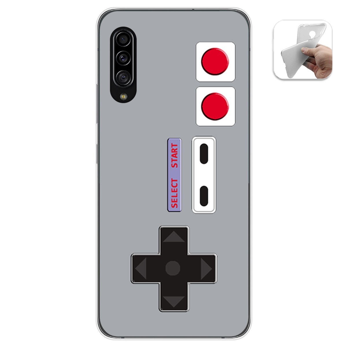 Funda Gel Tpu para Samsung Galaxy A90 5G diseño Consola Dibujos
