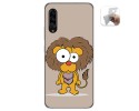 Funda Gel Tpu para Samsung Galaxy A90 5G diseño Leon Dibujos