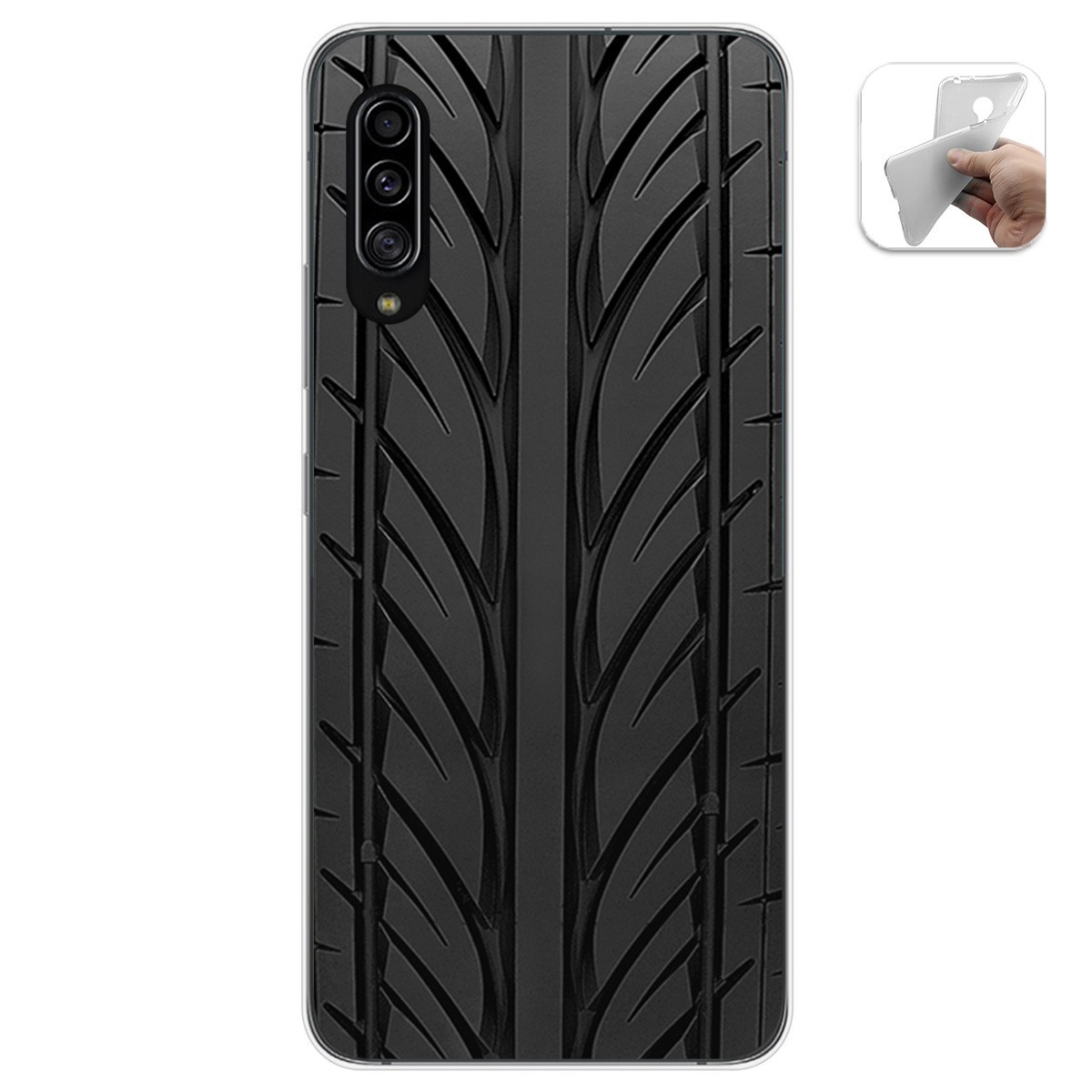 Funda Gel Tpu para Samsung Galaxy A90 5G diseño Neumatico Dibujos
