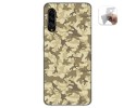 Funda Gel Tpu para Samsung Galaxy A90 5G diseño Sand Camuflaje Dibujos