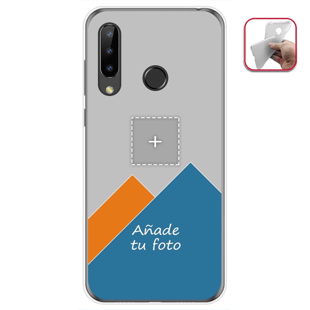 Personaliza tu Funda Gel Mate con tu Fotografia para Doogee N20 dibujo personalizada