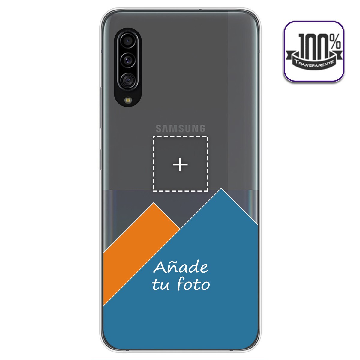 Personaliza tu Funda Gel 100% Transparente con tu Fotografia para Samsung Galaxy A90 5G dibujo personalizada
