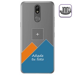 Personaliza tu Funda Gel 100% Transparente con tu Fotografia para Lg K40 dibujo personalizada