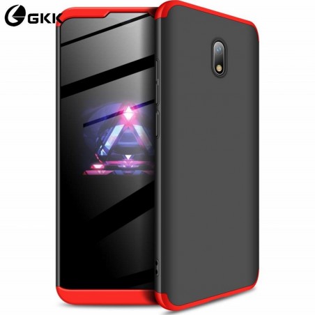 Funda Carcasa GKK 360 para Xiaomi Redmi 8A Color Negra / Roja