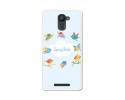 Funda Gel Tpu para Bq Aquaris U Plus Diseño Spring Birds Dibujos