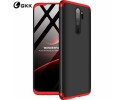 Funda Carcasa GKK 360 para Xiaomi Redmi Note 8 Pro Color Negra / Roja