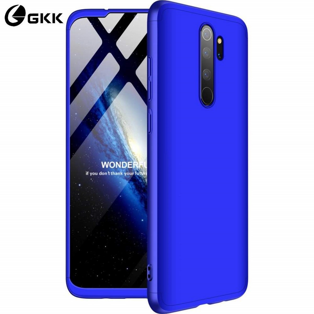 Funda Carcasa GKK 360 para Xiaomi Redmi Note 8 Pro Color Azul