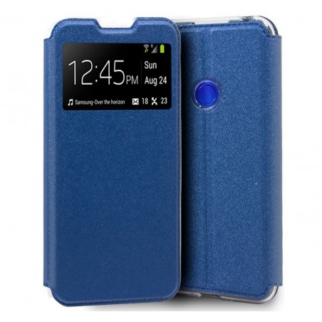 Funda Libro Soporte con Ventana para Xiaomi Redmi Note 8T Color Azul