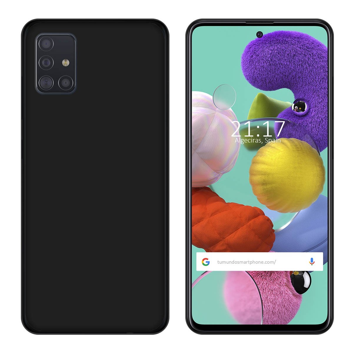 Funda Gel Tpu para Samsung Galaxy A51 Color Negra