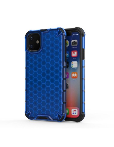 Funda Tipo Honeycomb Armor (Pc+Tpu) Azul para Iphone 11 (6.1)