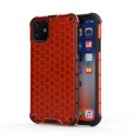 Funda Tipo Honeycomb Armor (Pc+Tpu) Roja para Iphone 11 (6.1)