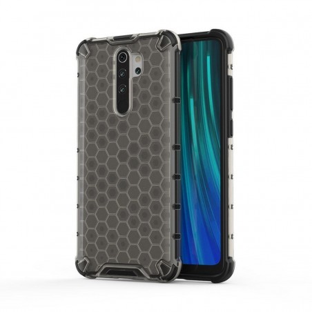 Funda Tipo Honeycomb Armor (Pc+Tpu) Gris para Xiaomi Redmi Note 8 Pro