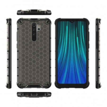 Funda Tipo Honeycomb Armor (Pc+Tpu) Gris para Xiaomi Redmi Note 8 Pro